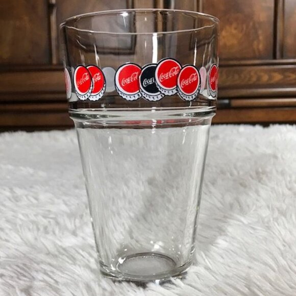 NWOT Set of 4 Vintage Coca-Cola Bottlecap Drinking Glasses - Picture 5 of 10